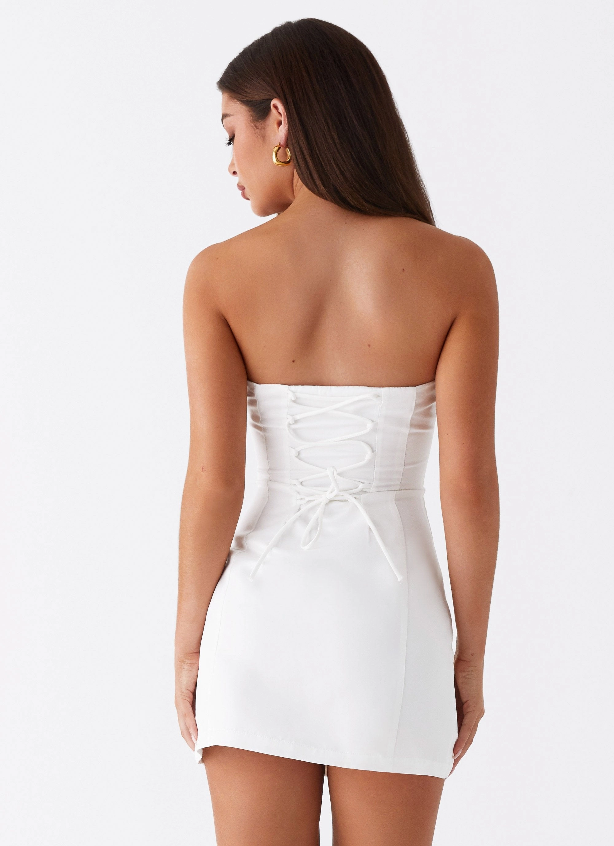 Good Lies Mini Dress - White Calm Outfit All Daywear