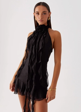 Playful and flirty dress Night Mood Regent Mini Dress - Black