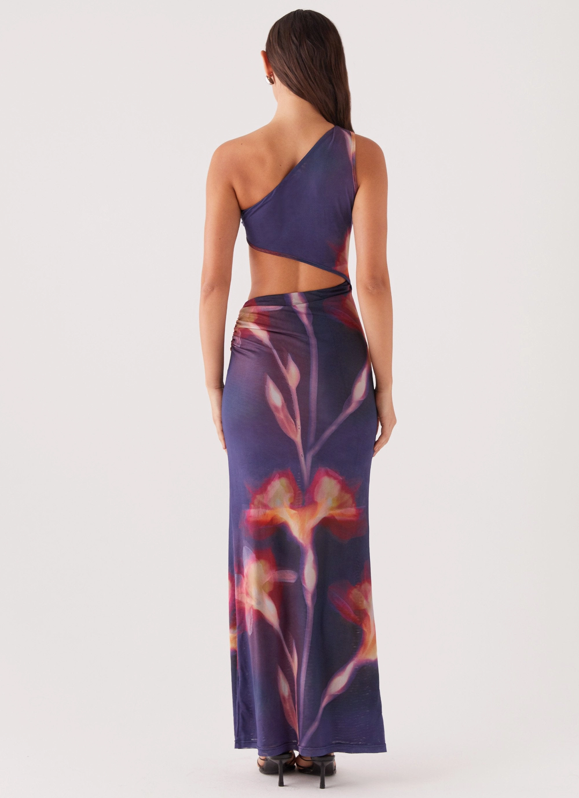 Shadows In The Sun Mesh Maxi Dress - Ember Rose Luxury-Fabric Cool Drape