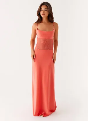 Luxe Wear Shae Maxi Dress - Tangerine