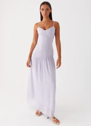 Shania Maxi Dress - Lavender Versatile sundress Fit Focused