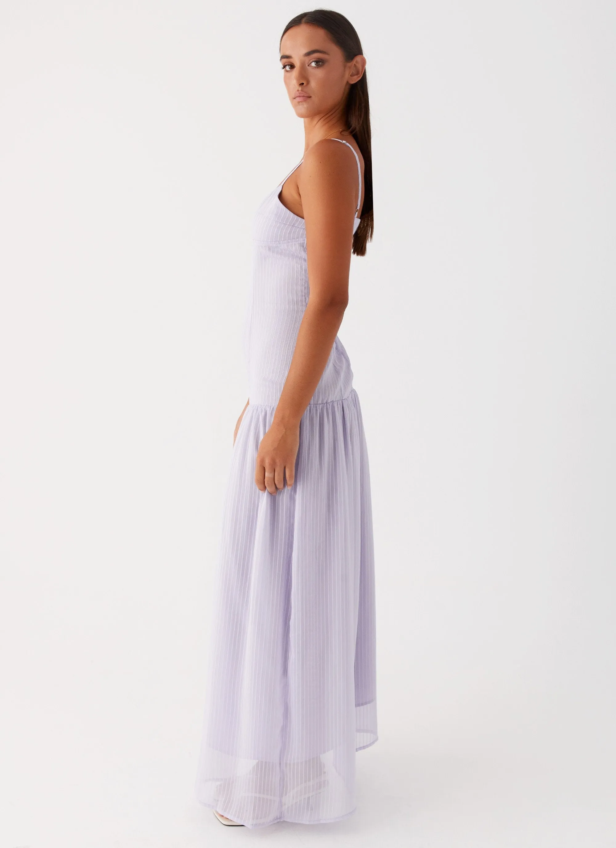 Shania Maxi Dress - Lavender Tulle Air UVProtectiveLayer