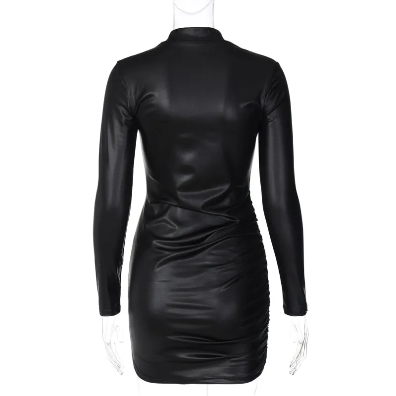 She Chic Ruched Bodycon Mini Dress