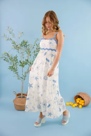 Front-Pocket Lace Soft Calling To Me Midi Dress