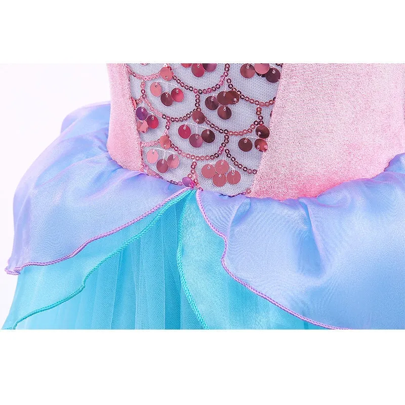 Short Sleeve Ariel Little Mermaid Inspired Costume