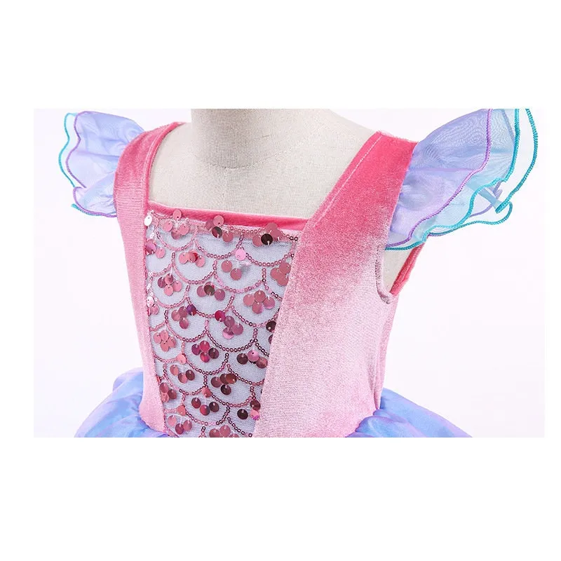 Short Sleeve Ariel Little Mermaid Inspired Costume
