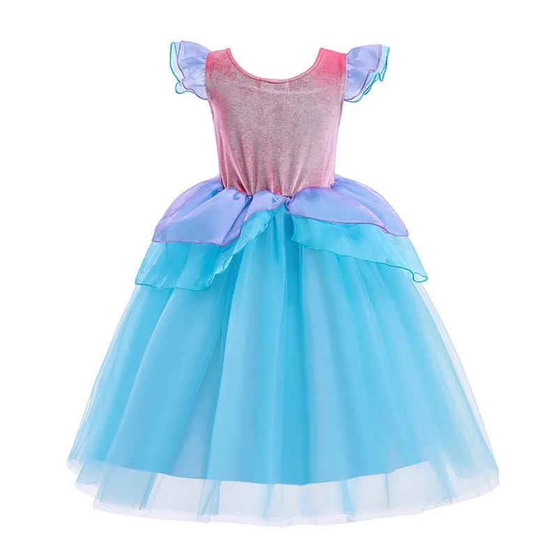 Short Sleeve Ariel Little Mermaid Inspired Costume