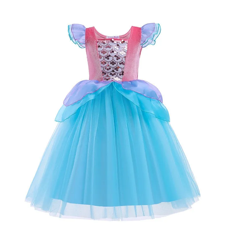 Short Sleeve Ariel Little Mermaid Inspired Costume