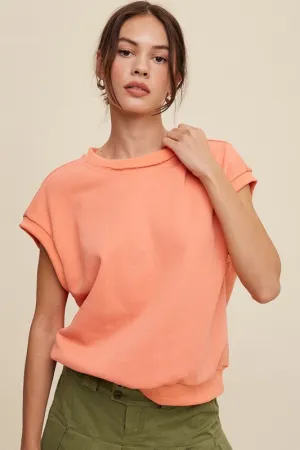 Short Sleeve Sweatshirt
