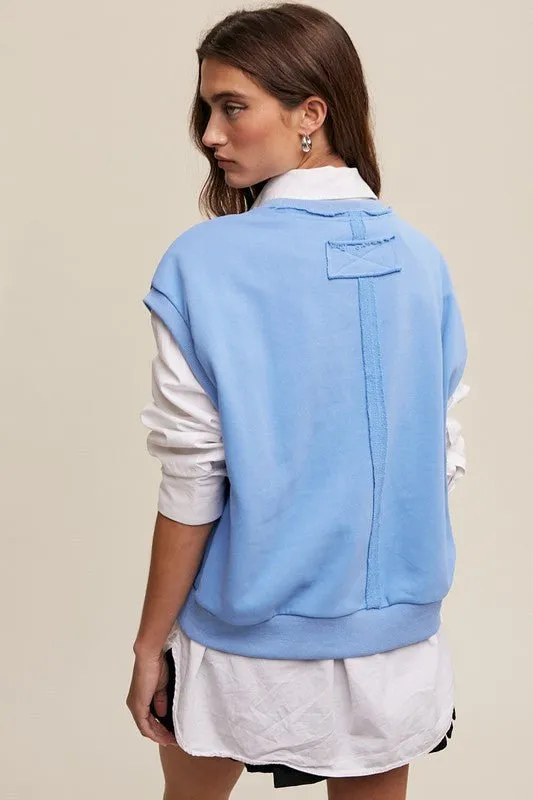 Short Sleeve Sweatshirt
