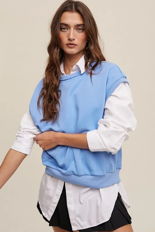 Short Sleeve Sweatshirt