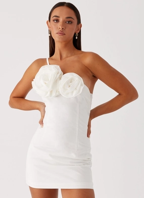 Cozy Balance Elijah Mini Dress - Ivory