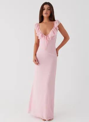 Timeless Cut Street Mode Silvie Maxi Dress - Pink