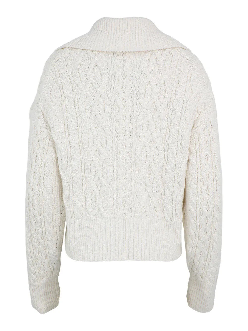 Simkhai Kate Polo Sweater in Ivory