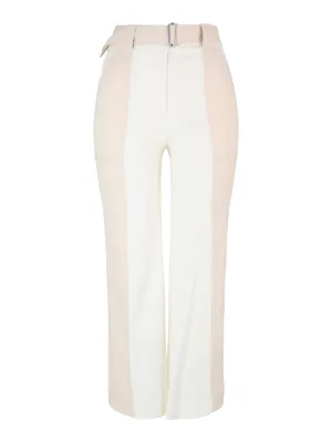 Simkhai Liza Cropped Pants in Ivory Multi