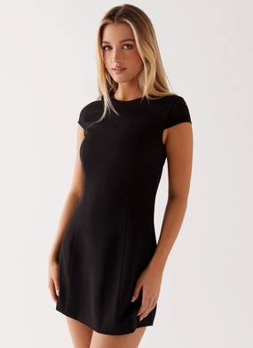 Versatile party outfit Comfort Stretch Tia Mini Dress - Black