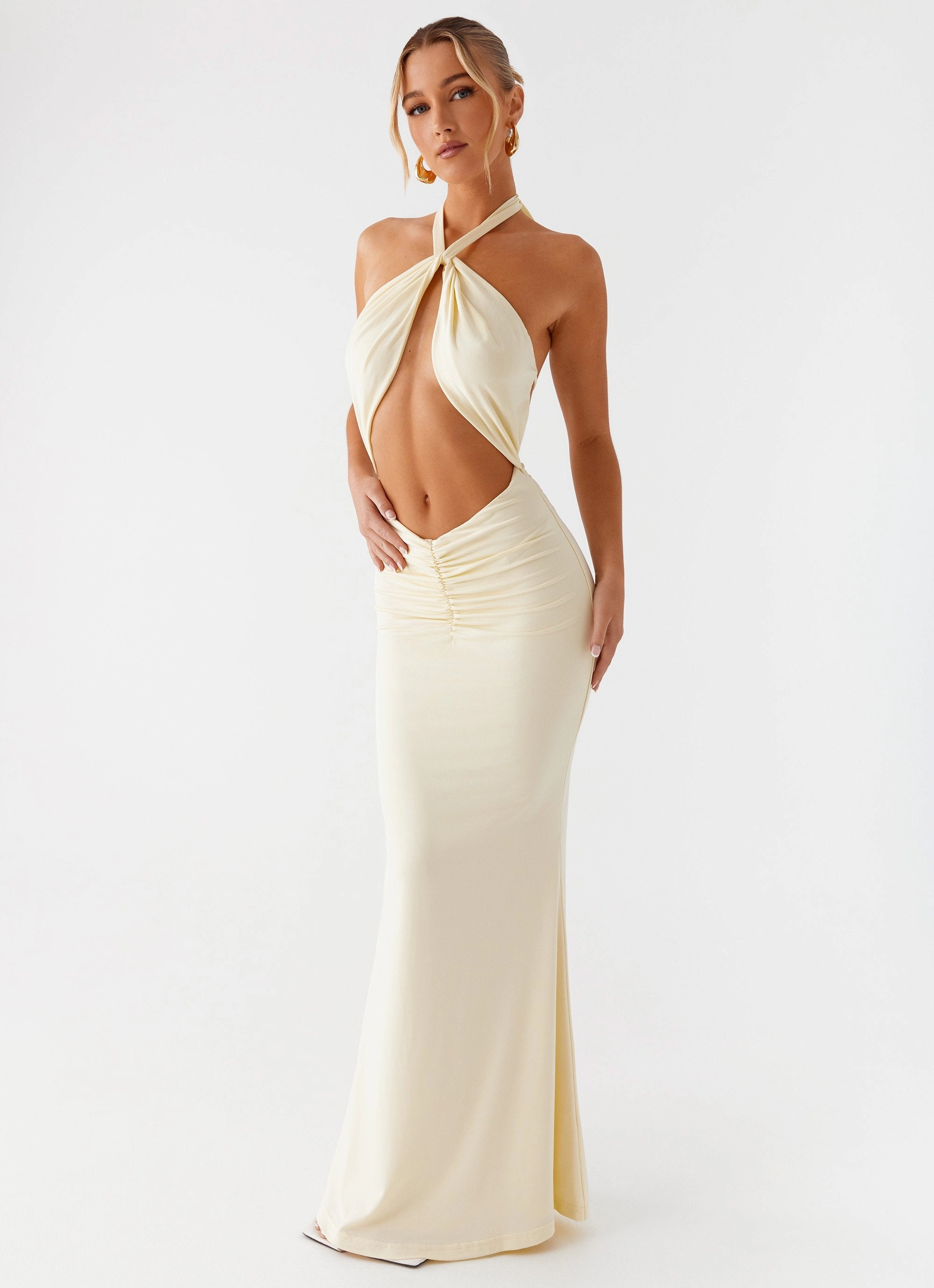 Double Take Maxi Dress - Yellow Chic Layers Aura Glow