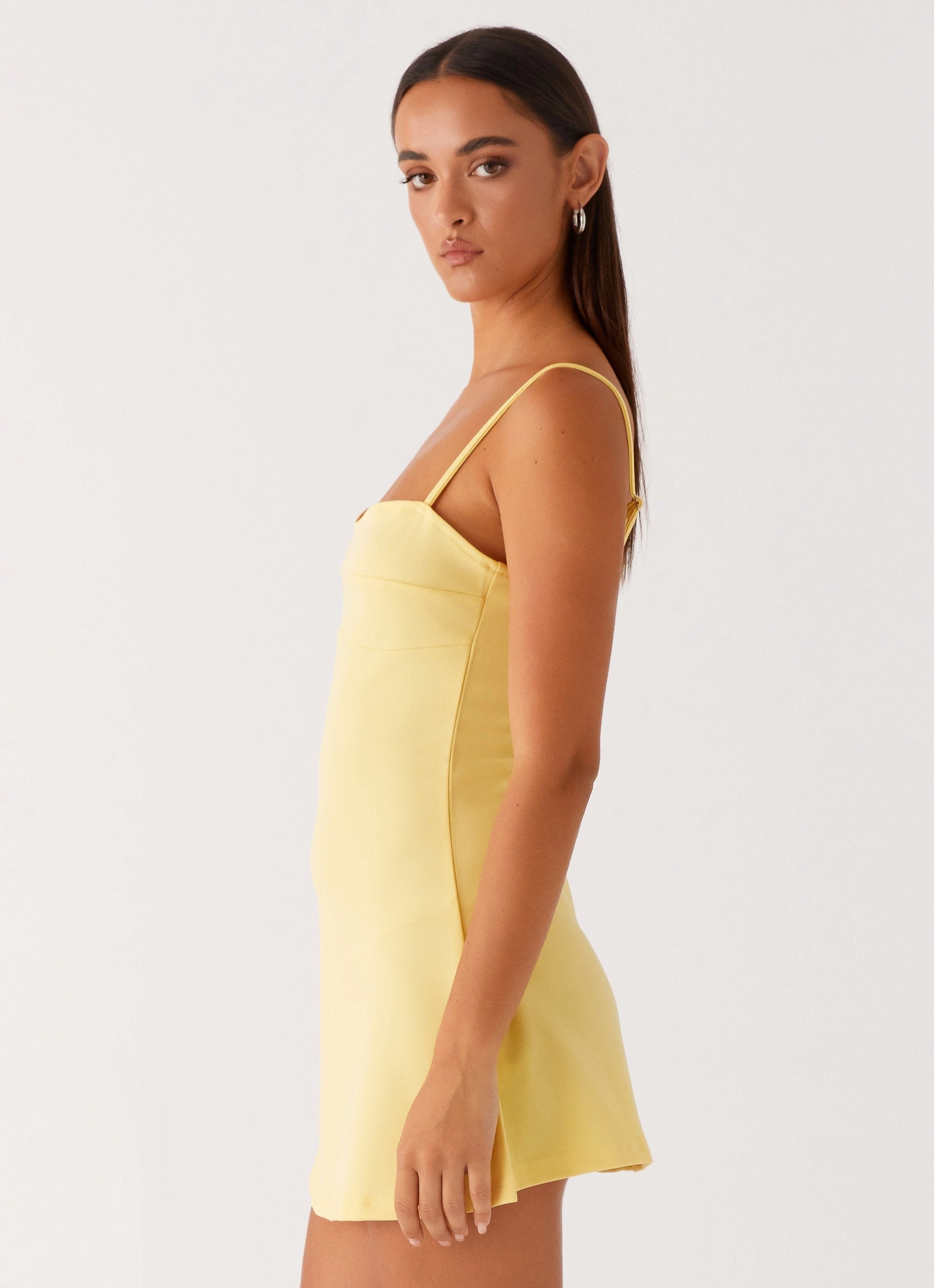 Cindy Mini Dress - Yellow All Moments