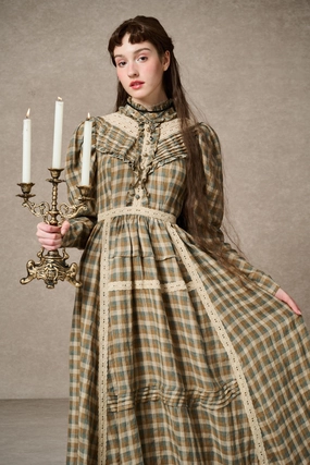 Stretch Fit High Waist MARY 18 | VINTAGE LINEN DRESS GOWN