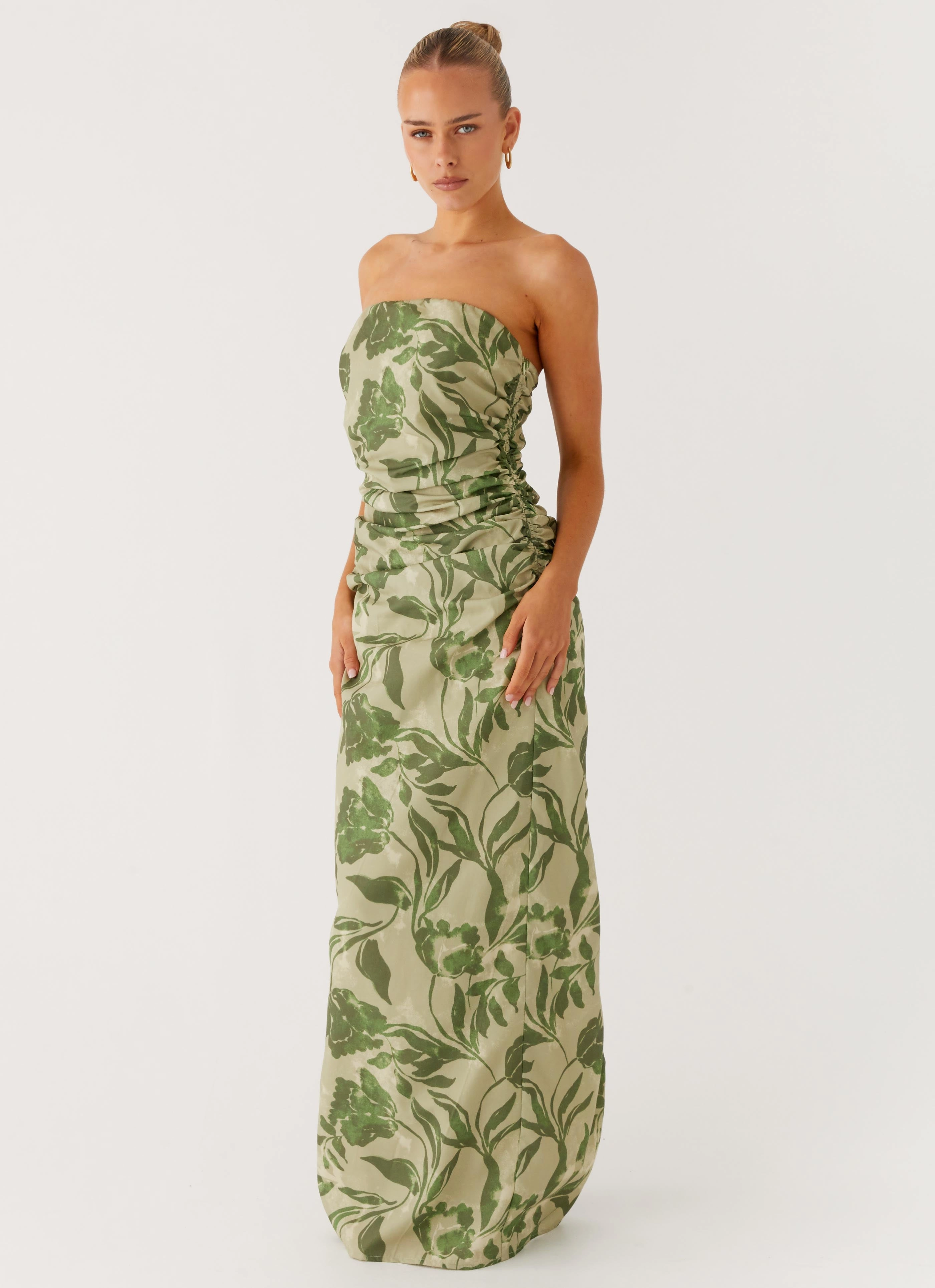 Bold Patterns Sirrah Maxi Dress - Jade Fern