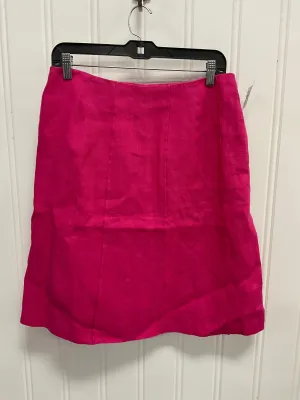 Skirt Midi By Talbots In Pink, Size:12
