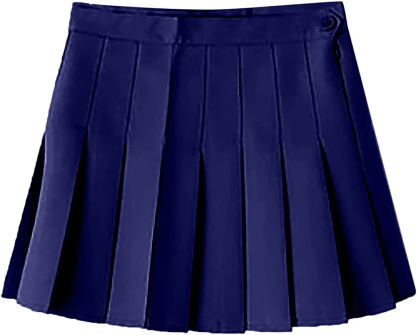 Skirts for Women High Waist Chain A-Line Skirt High Waist Check Pleated Fairy Mini Skirt Skater School Rainbow