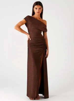 Harvest Moon Maxi Dress - Chocolate Quick-Dry