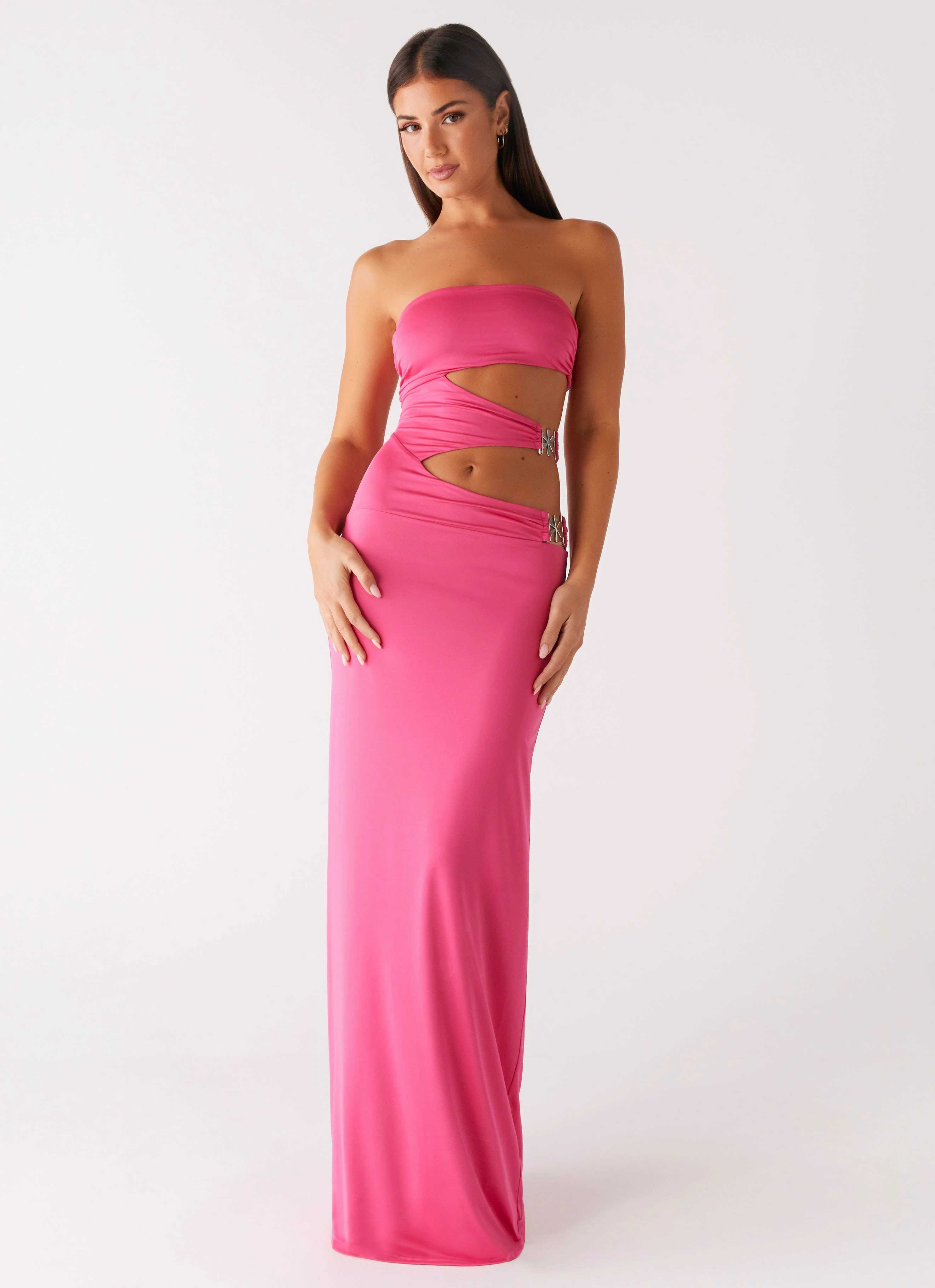 Neutral Flow Urban Style Montego Maxi Dress - Pink