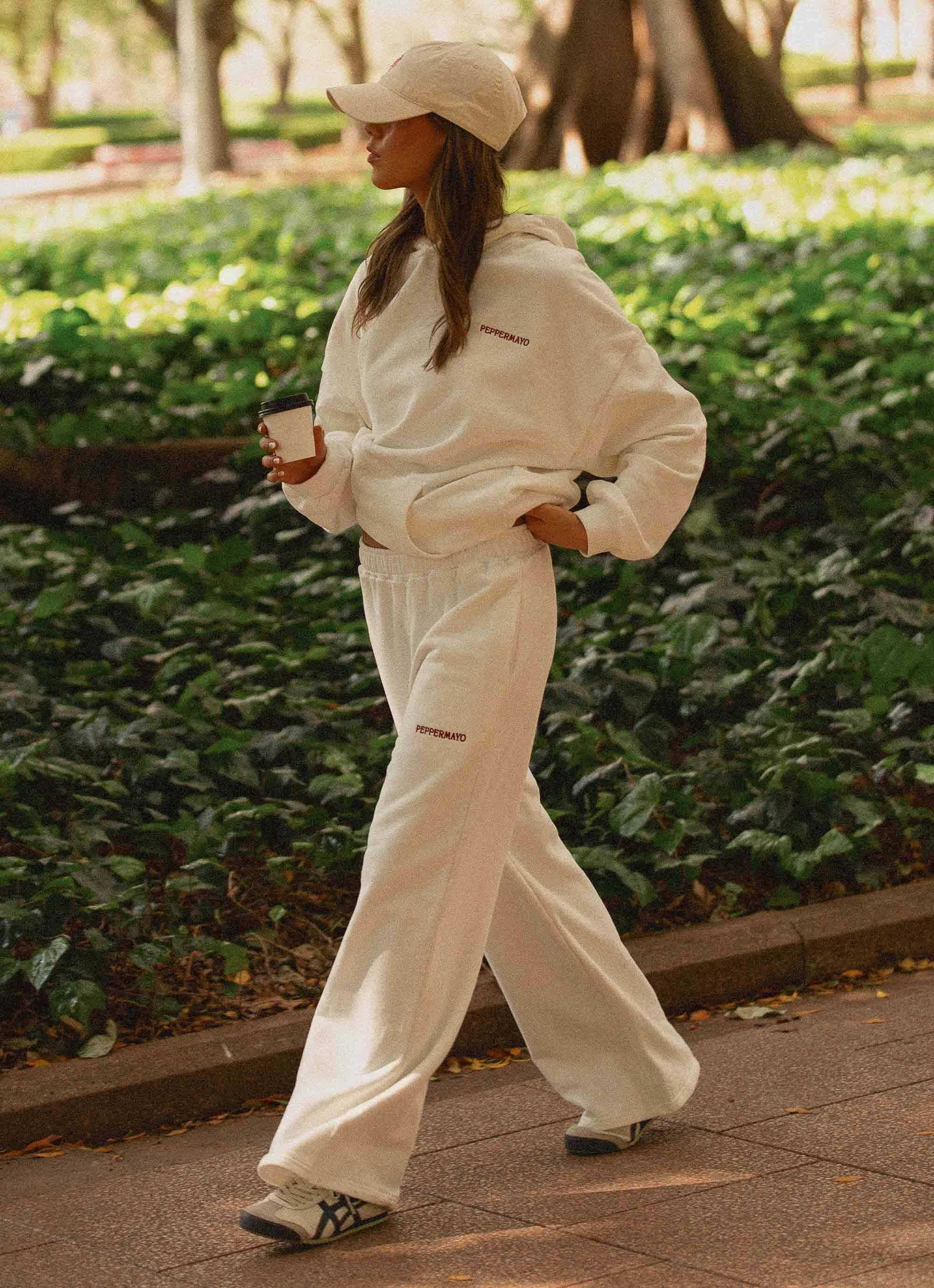 Signature Sweatpants - Ivory Soft Support