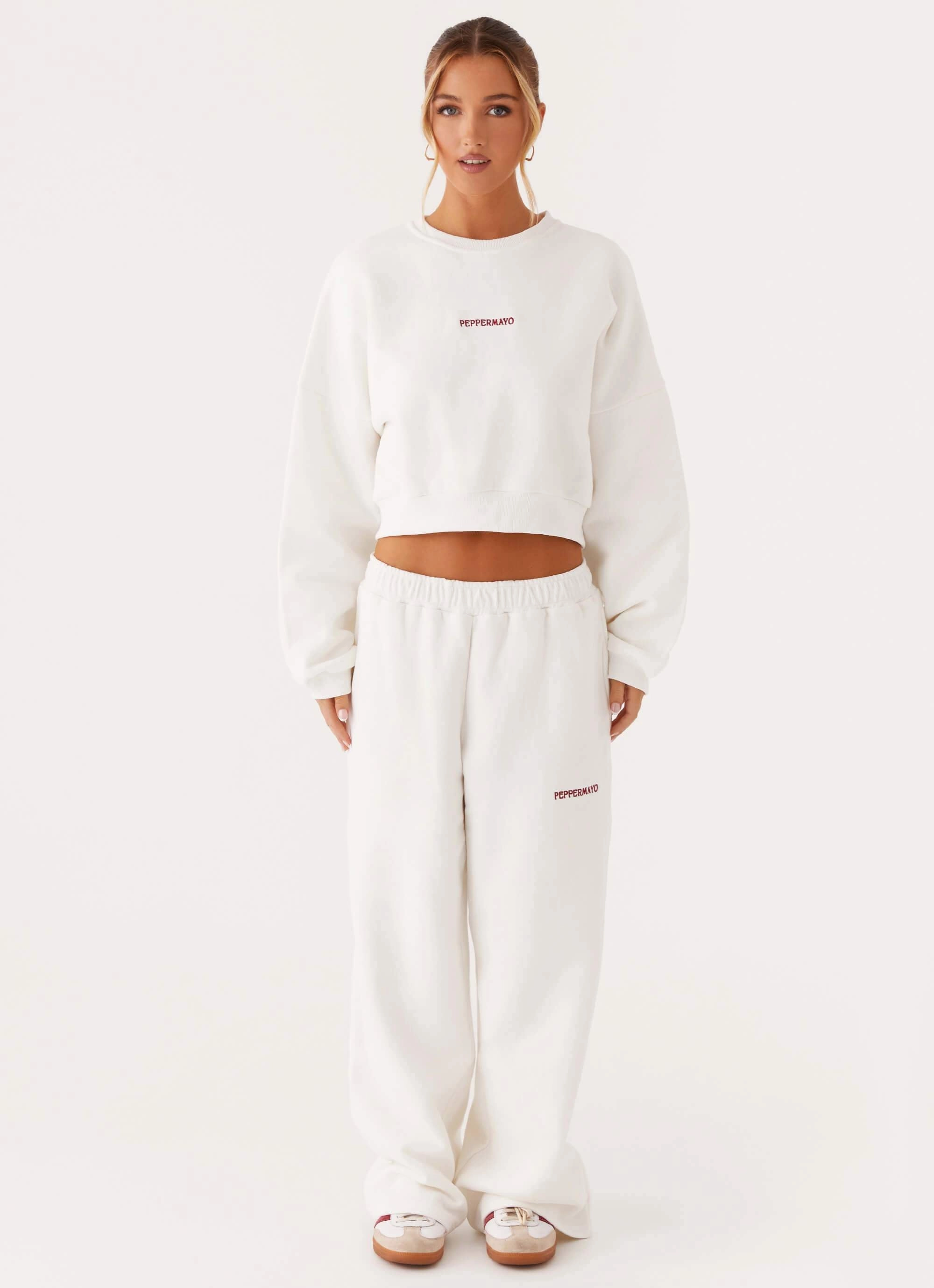 Form Fit Comfort Breathable Waist Signature Sweatpants - Ivory