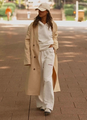 Signature Sweatpants - Ivory Light Design