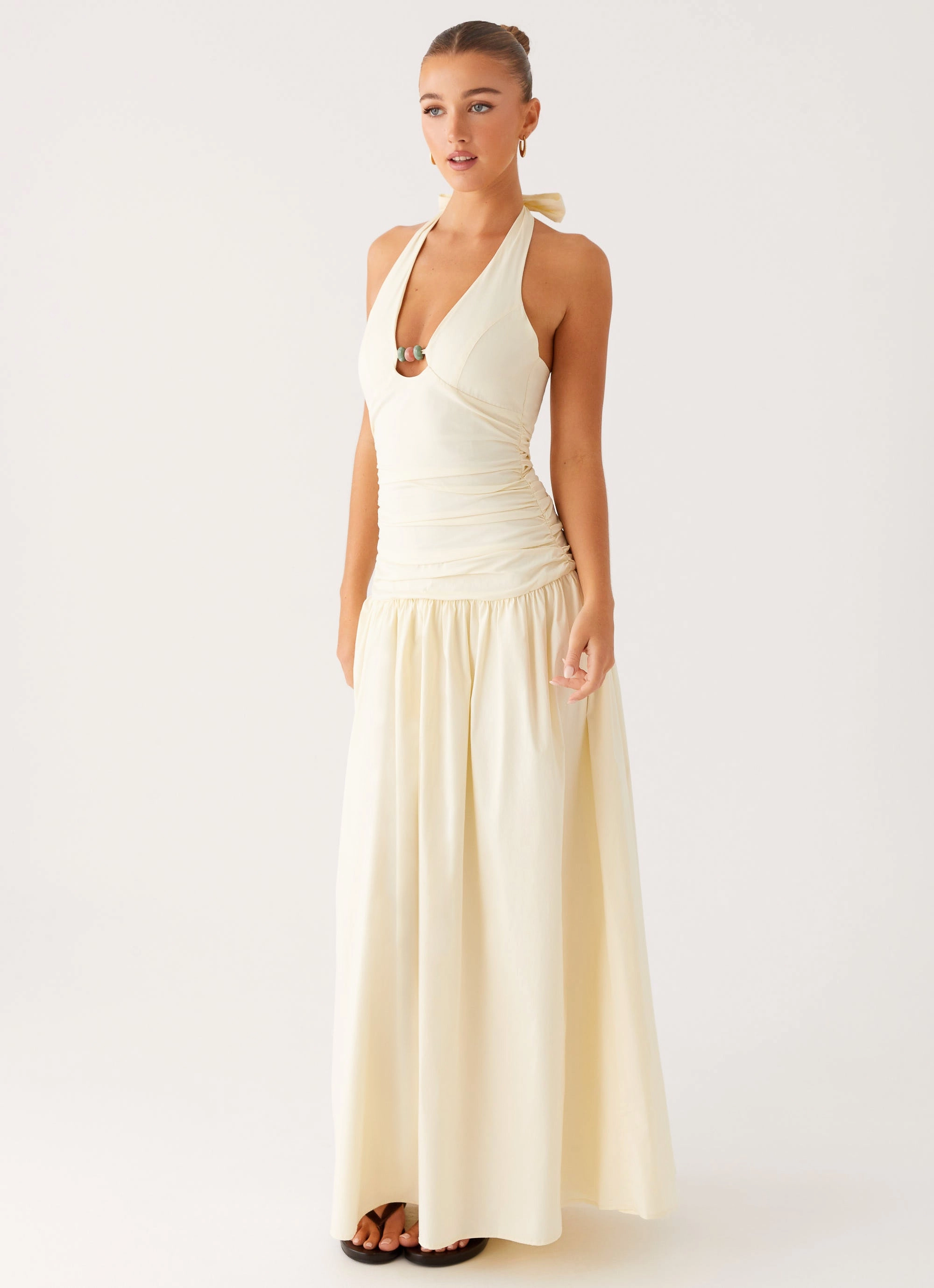 Fit Base Val Maxi Dress - Lemon