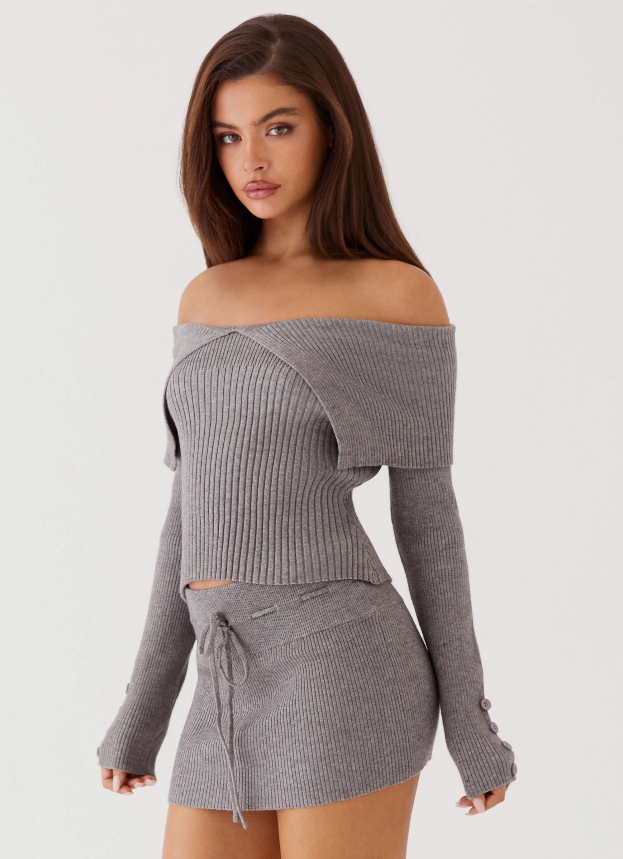Dynamic Fit Maura Low Rise Mini Skirt - Charcoal
