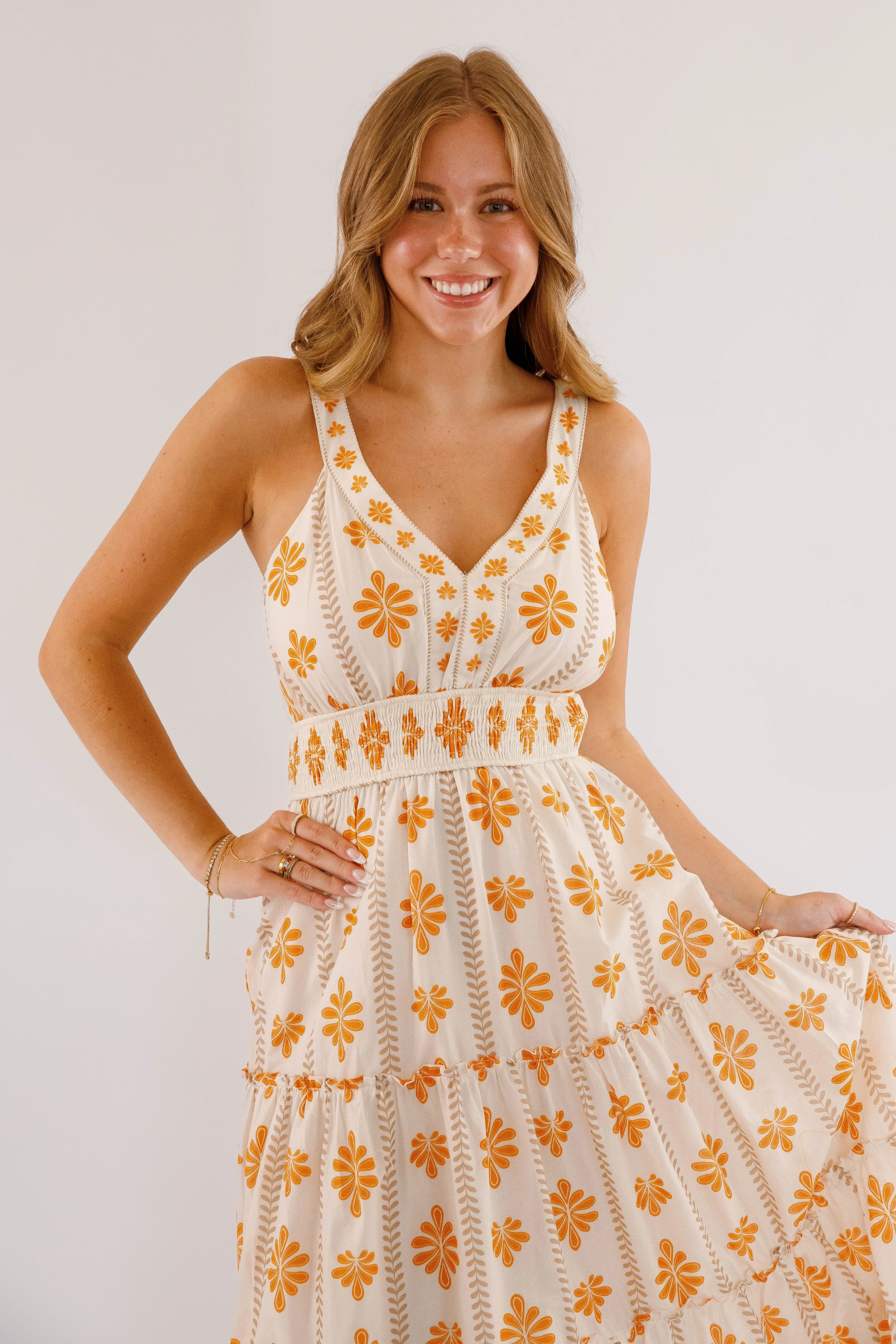 Easy To Spot Maxi Dress Smooth-Finish