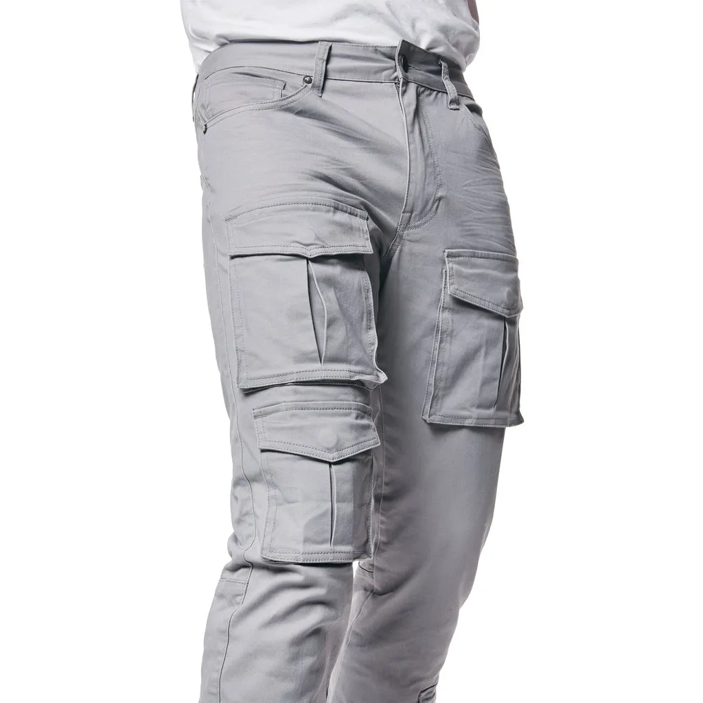 Slim 10 Pocket Twill Pants - Ultimate Grey