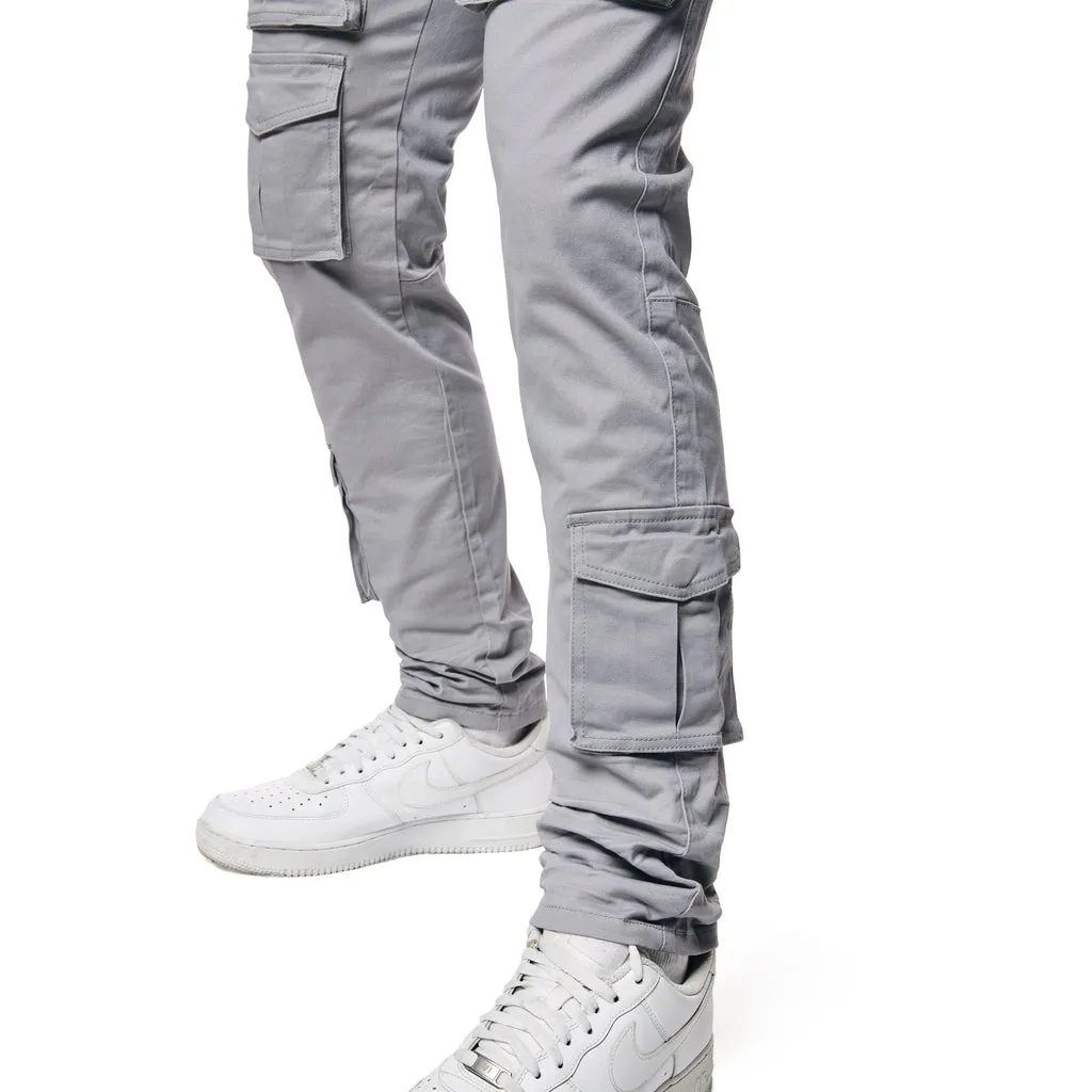 Slim 10 Pocket Twill Pants - Ultimate Grey