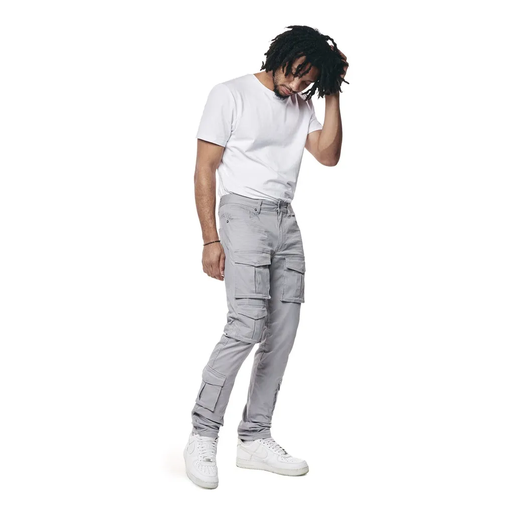 Slim 10 Pocket Twill Pants - Ultimate Grey