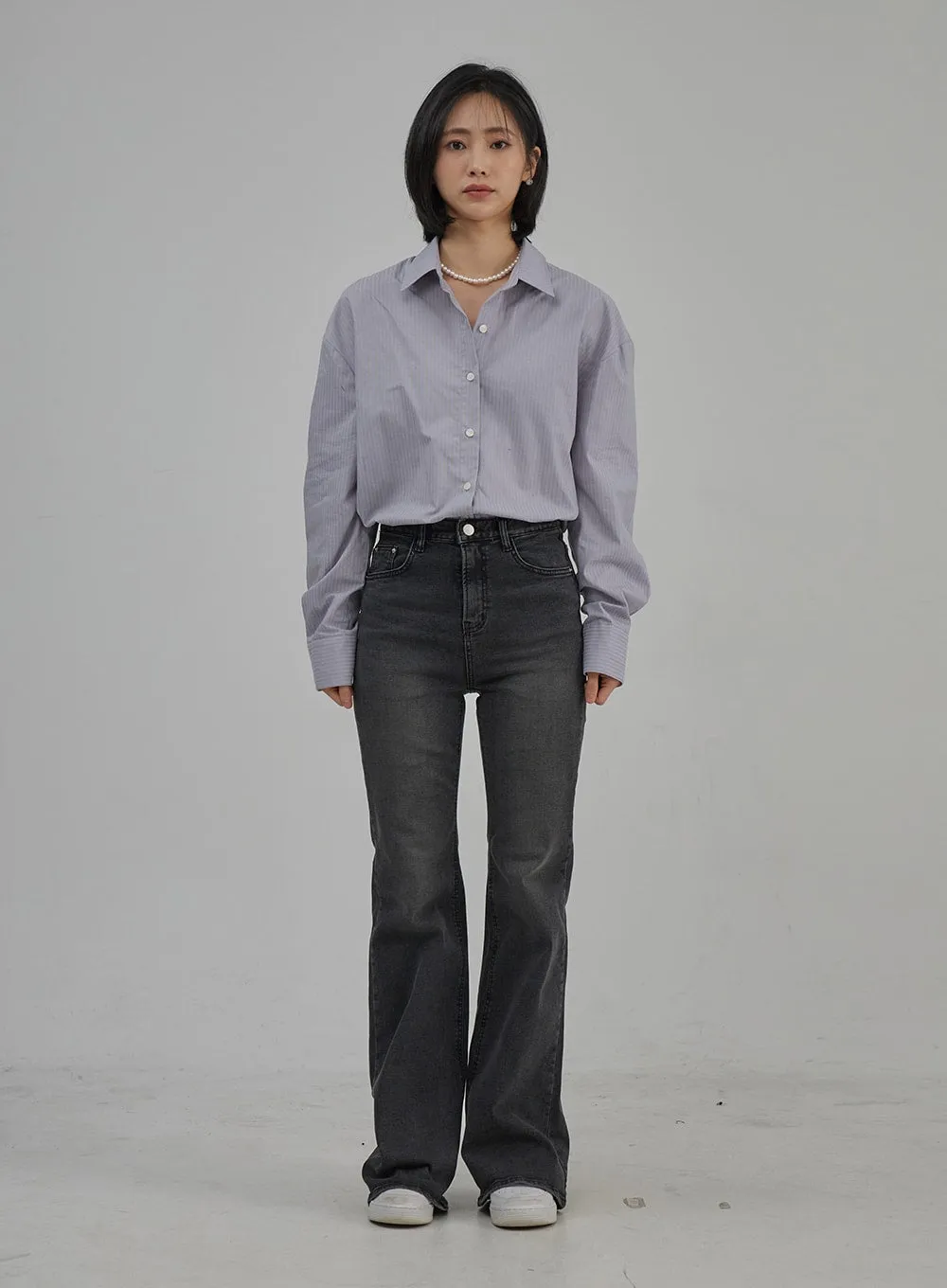 Slim Fit Bootcut Jeans OJ302