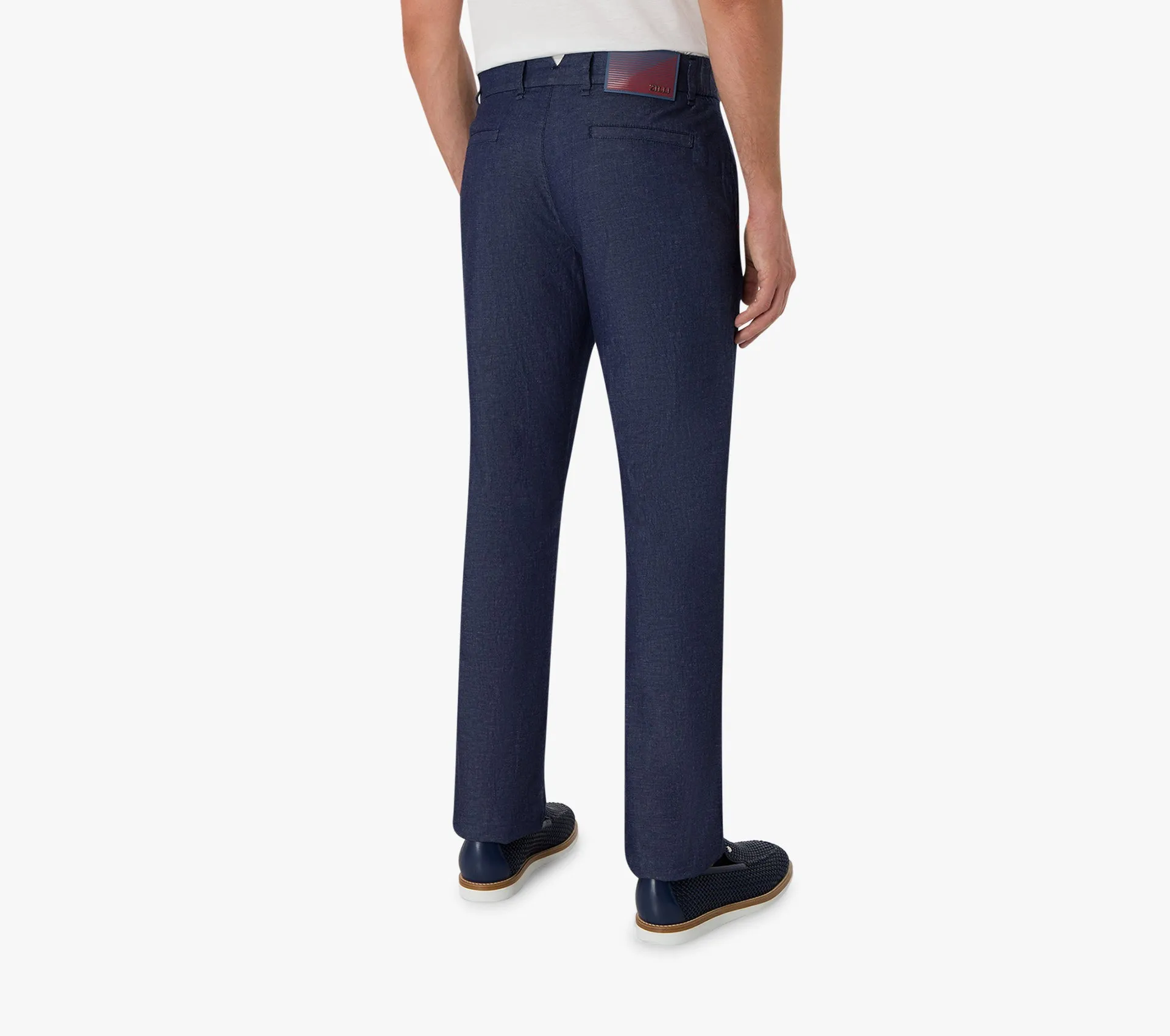 Slim Fit Elastic Waist Pants
