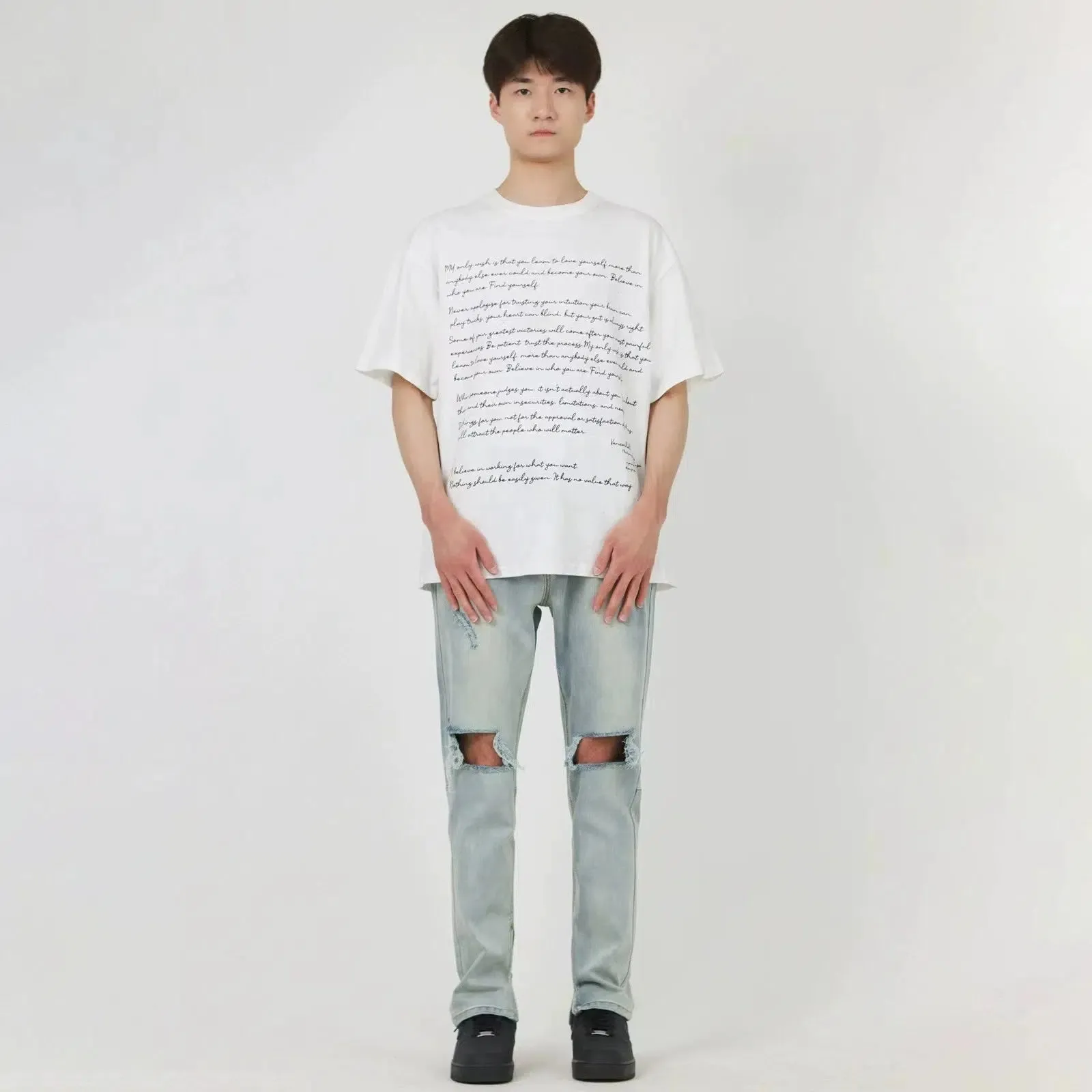 Slim-fit Ripped Jeans