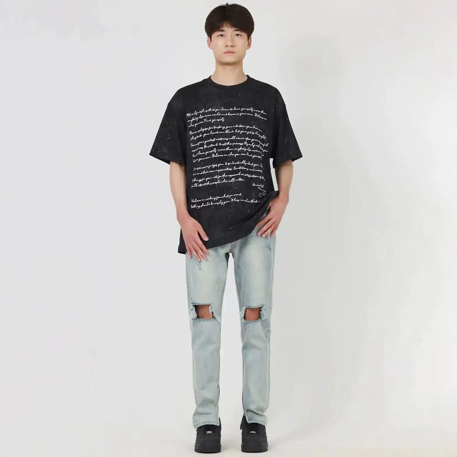 Slim-fit Ripped Jeans