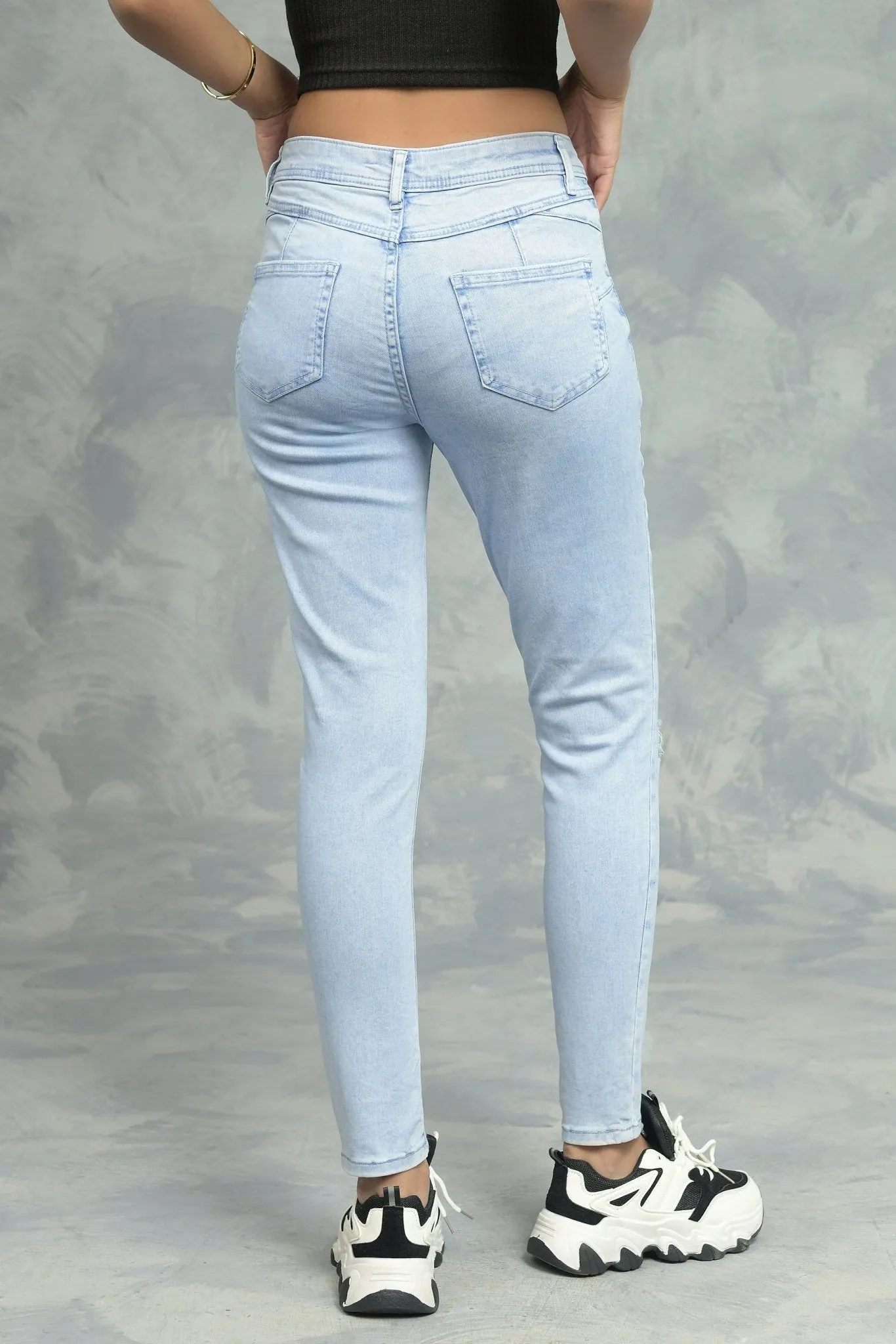 Slim Fit Ripped Jeans