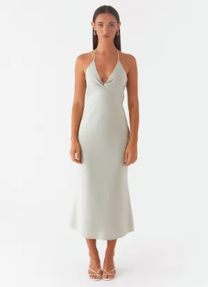 High Note Midi Dress - Sage NonIrritatingLining Autumn-Season