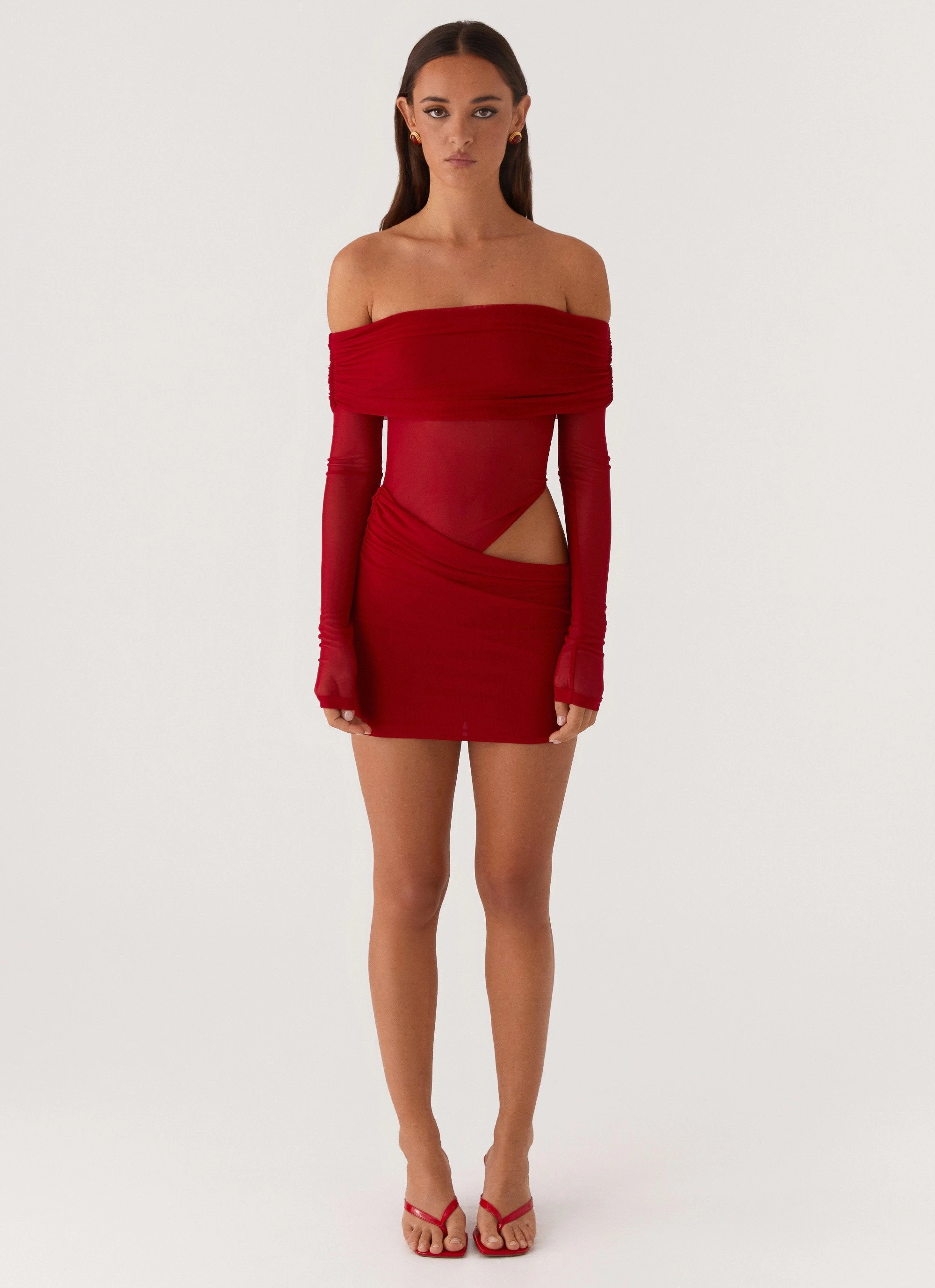 Bless Glow Active Moments No Doubt Mini Dress - Red