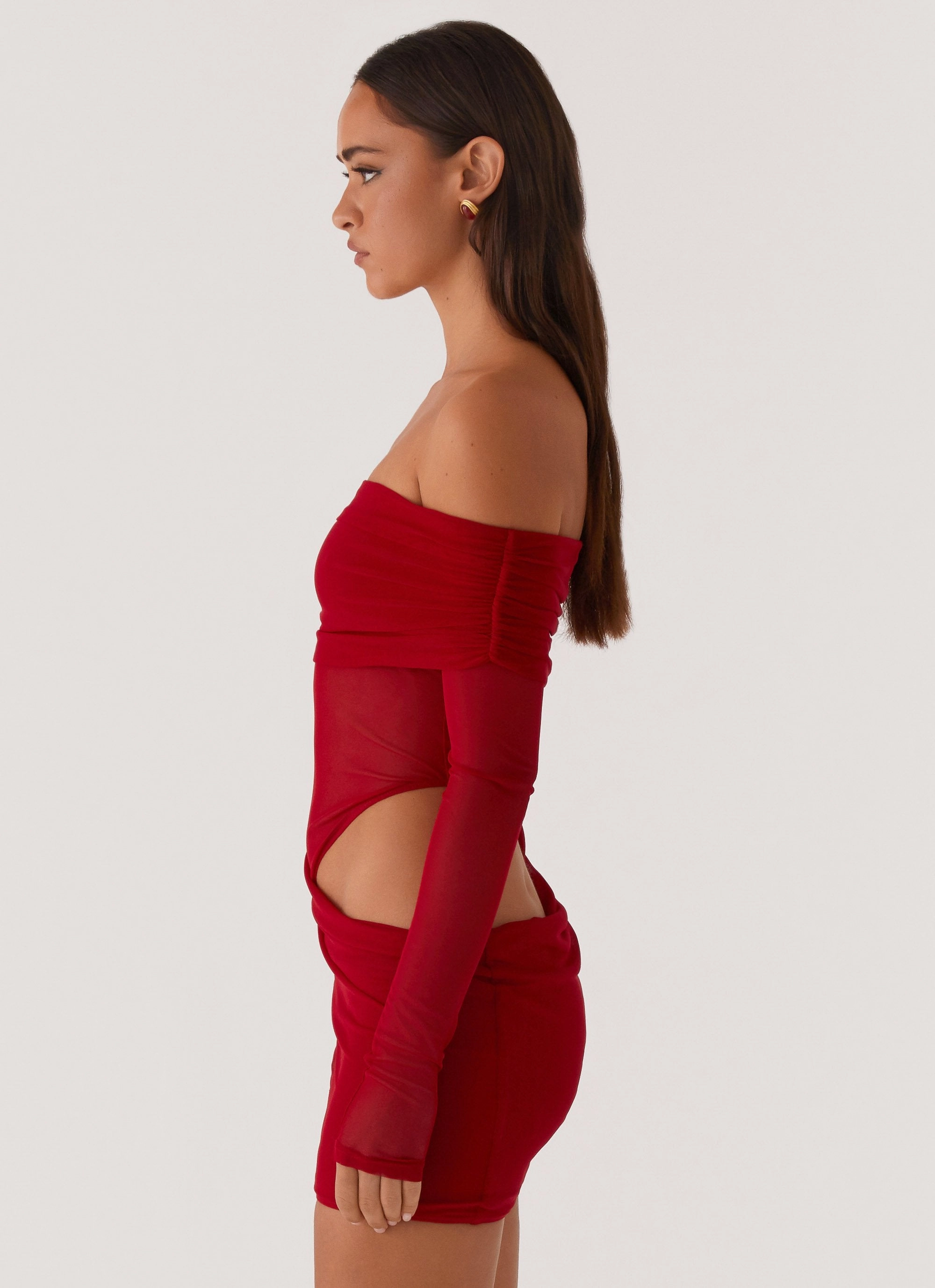 SmoothEdgeFinish Youthful Feel No Doubt Mini Dress - Red