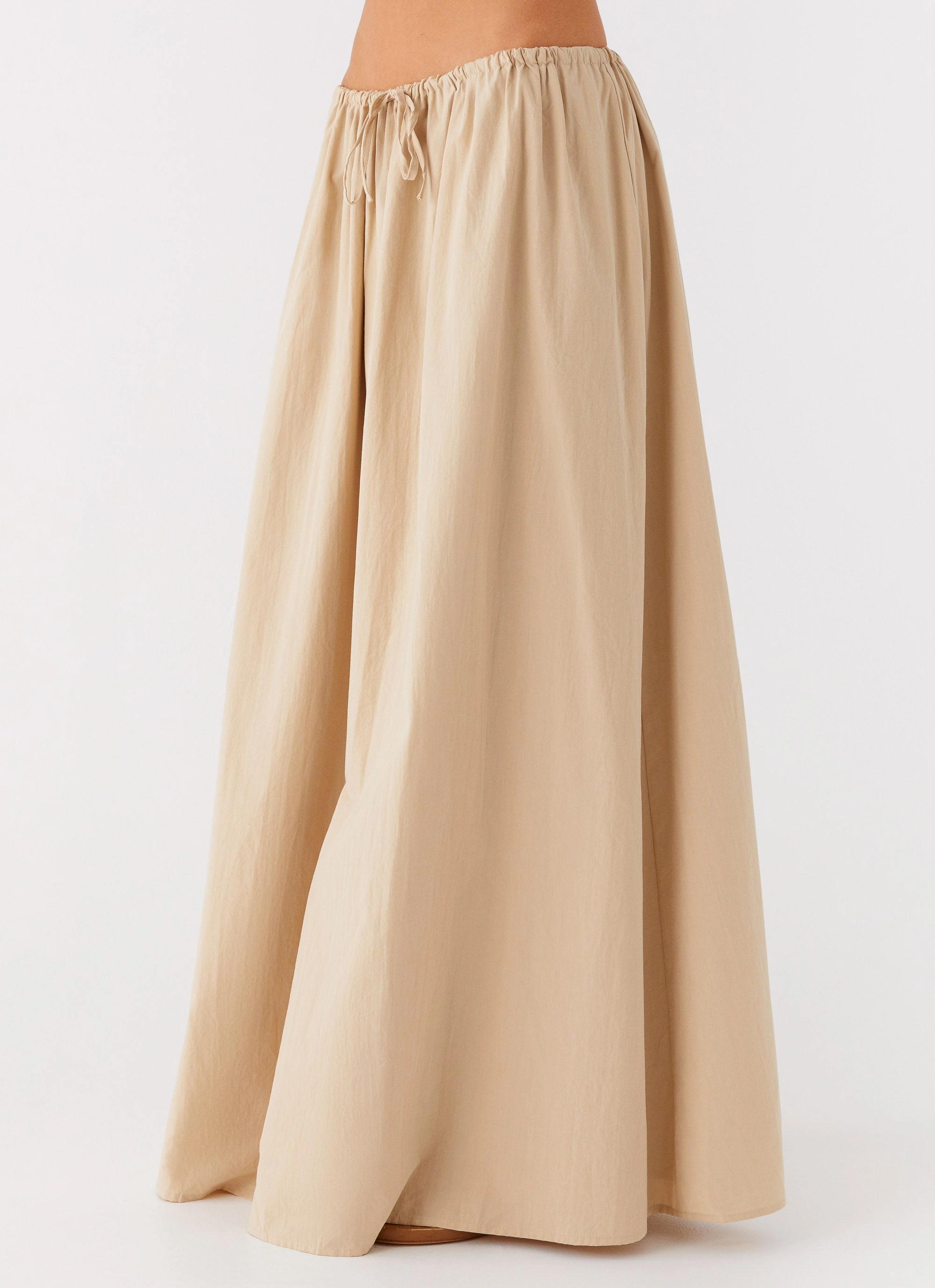 Stretch Comfort Randy Maxi Skirt - Tan