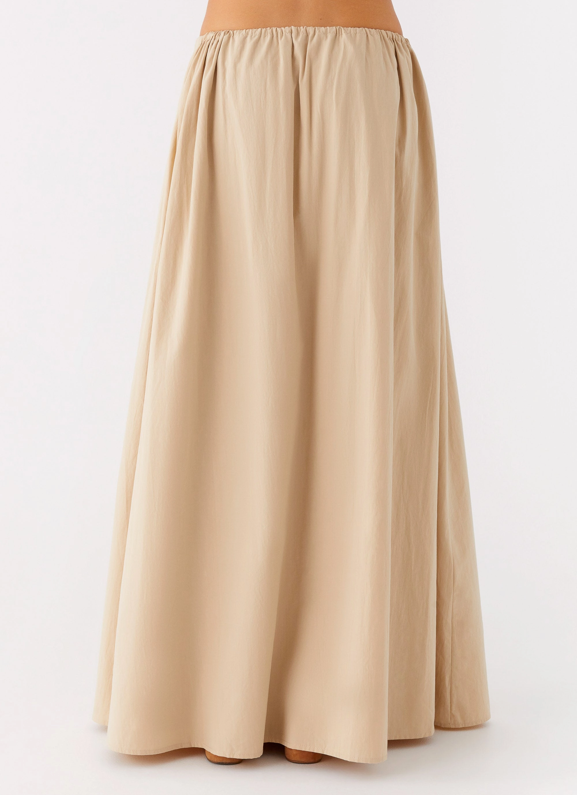 Stay Flexible Ripstop Fabric Technology Randy Maxi Skirt - Tan