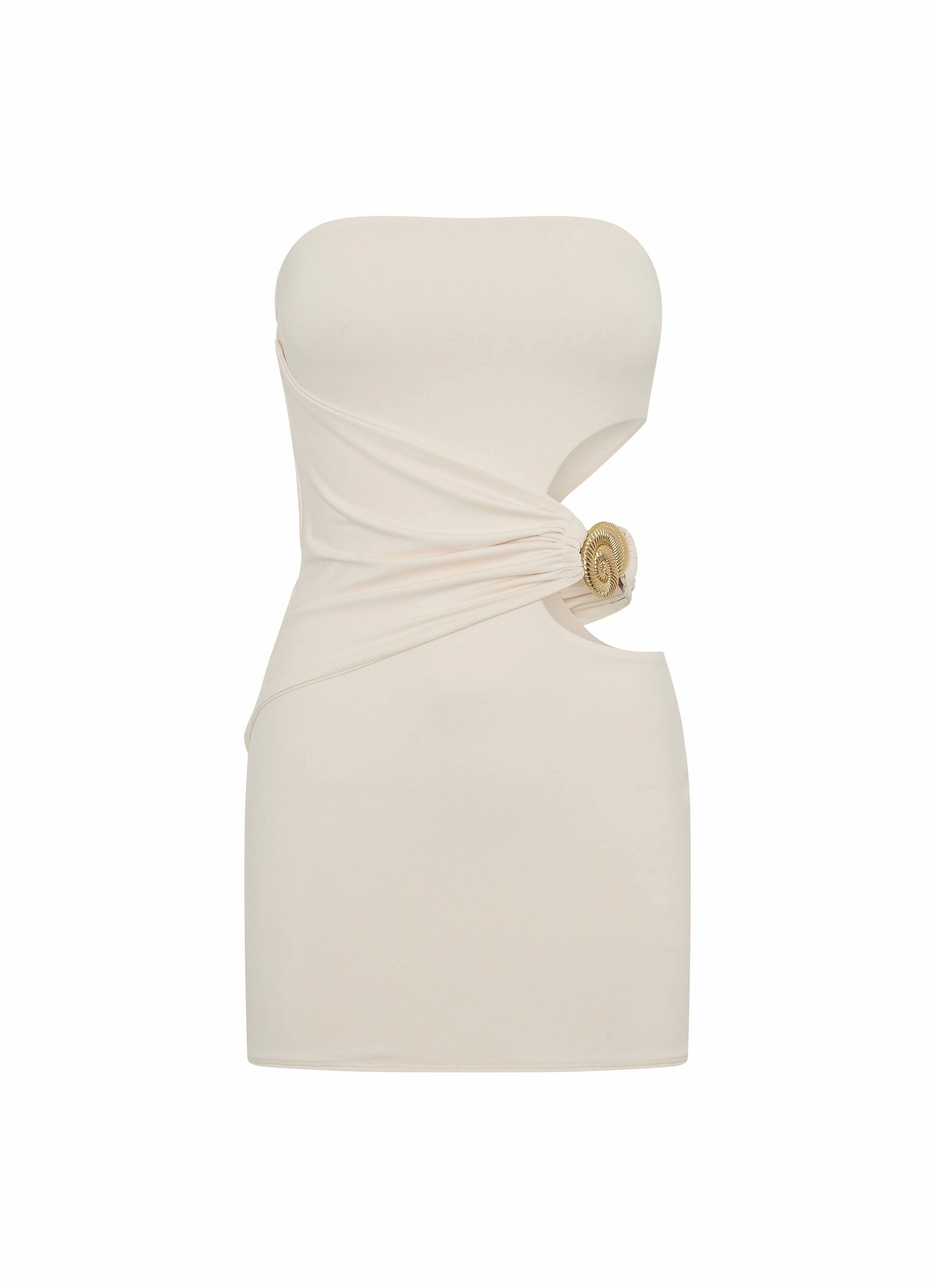 So Iconic Mini Dress - Ivory Easy-Storage