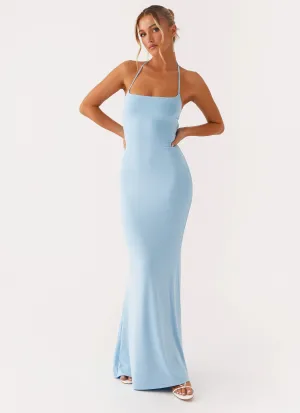 Effortless Vibe Talk About Us Maxi Dress - Blue
