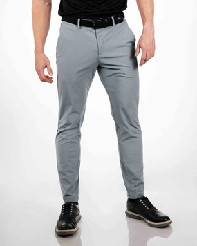 Casual Fit Design Light Gray Traditional Pants